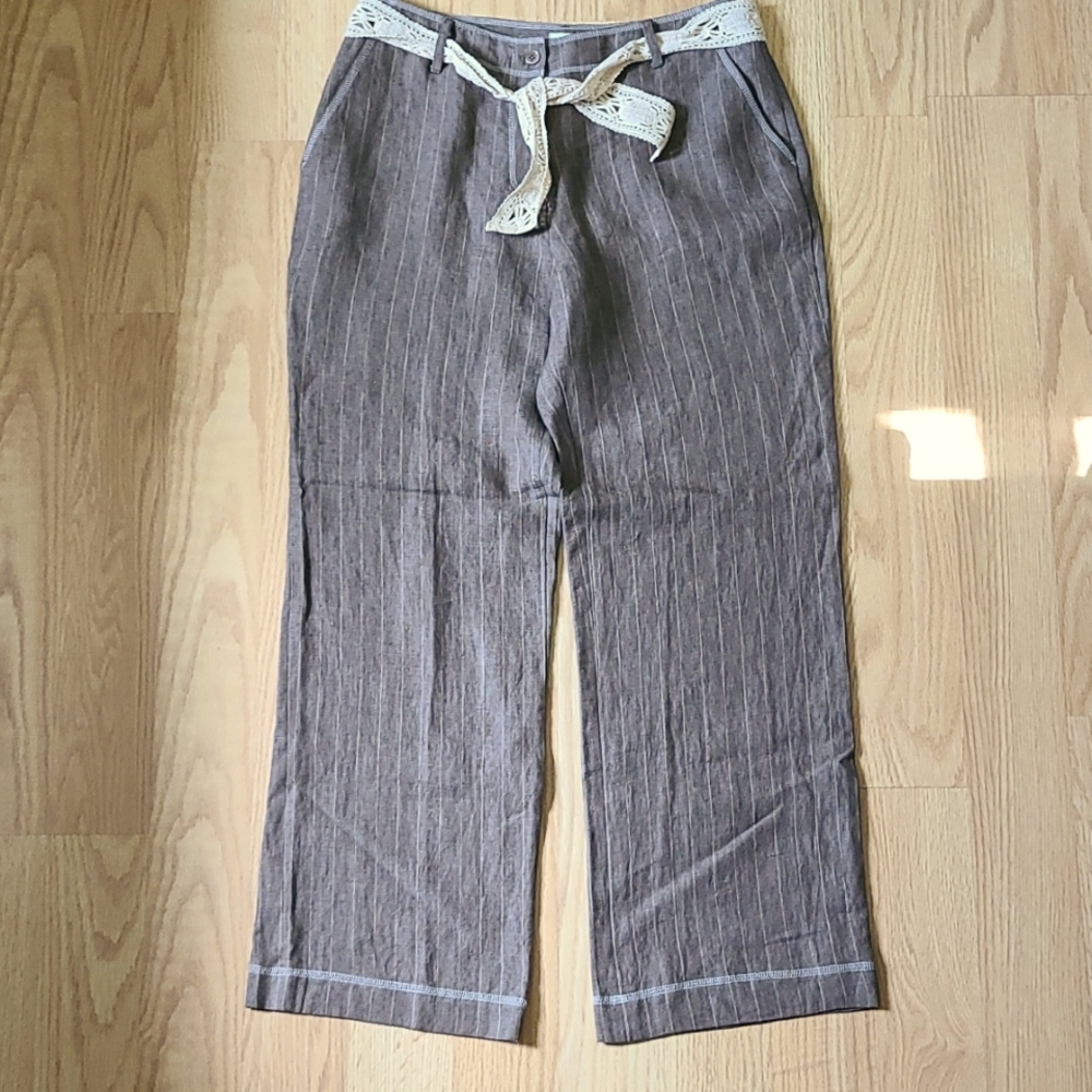 J Jill linen trousers